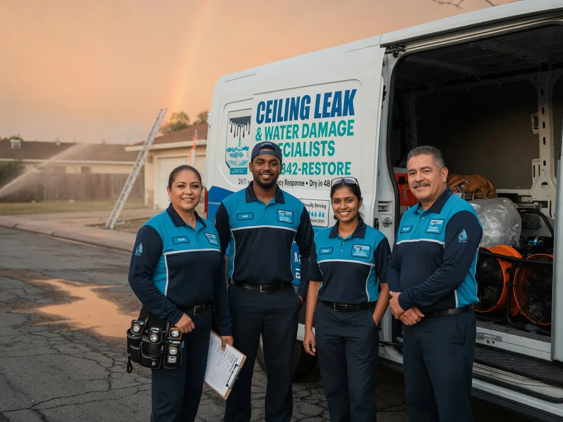 Ceiling Leak Cleanup company in Bloomburg, TX