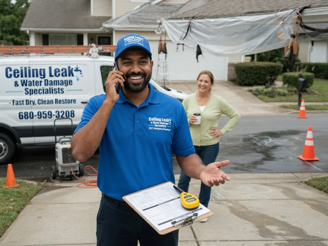 Ceiling Leak Cleanup Bloomburg, TX FAQs